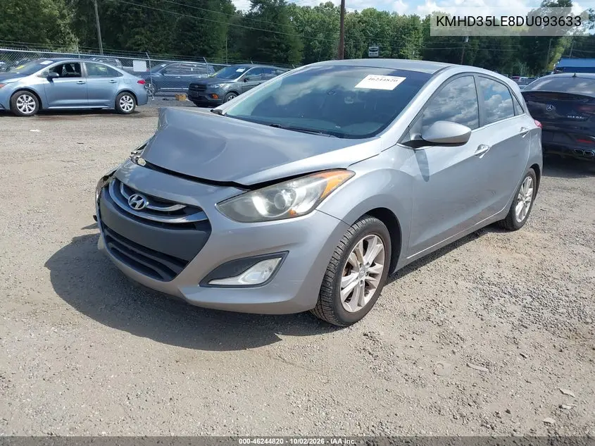 2013 HYUNDAI ELANTRA VIN KMHD35LE8DU093633 — фото 2