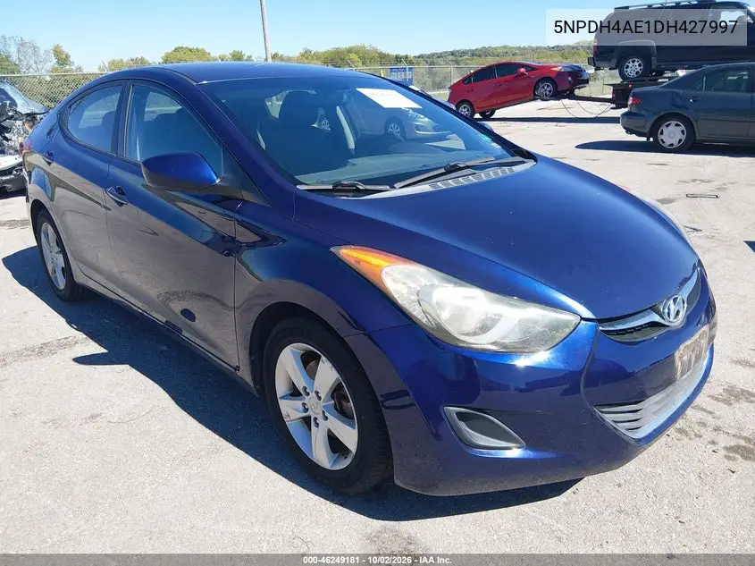 HYUNDAI ELANTRA 2013, VIN 5NPDH4AE1DH427997