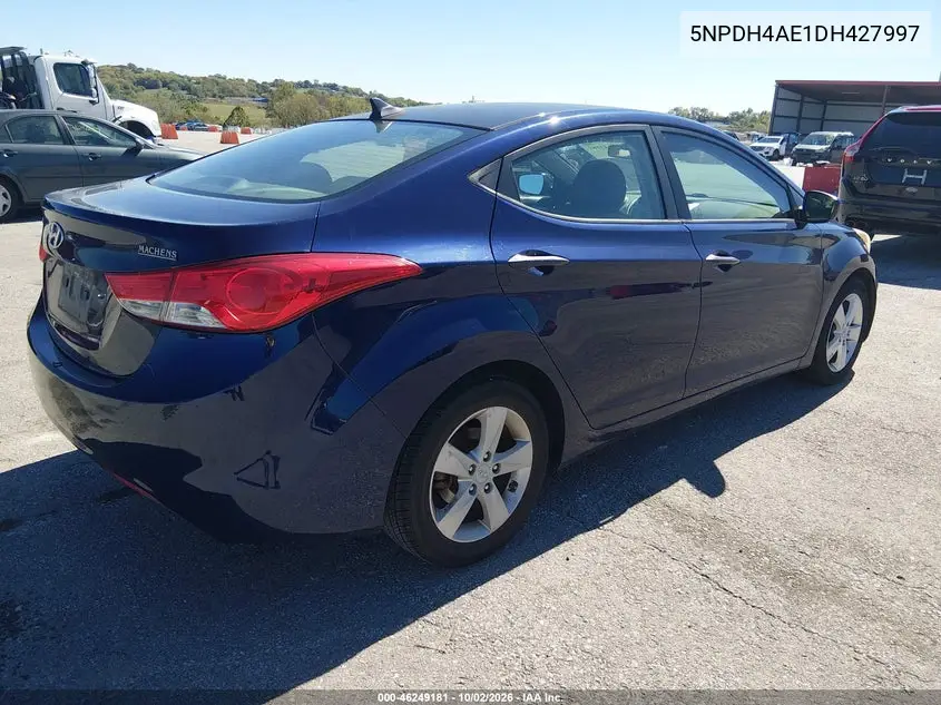 2013 HYUNDAI ELANTRA VIN 5NPDH4AE1DH427997 — фото 4