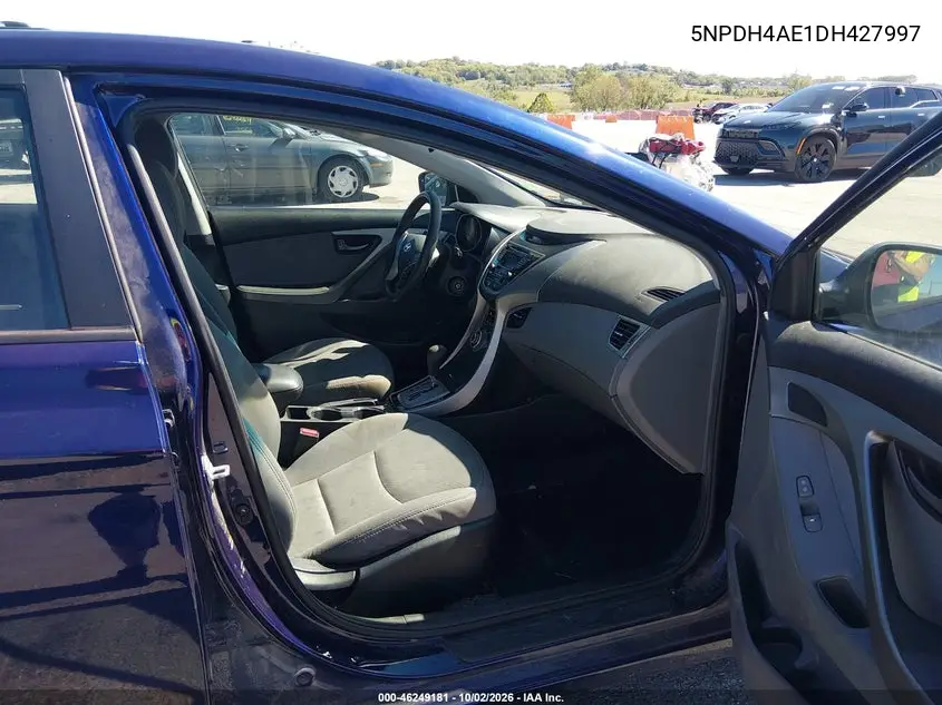2013 HYUNDAI ELANTRA VIN 5NPDH4AE1DH427997 — фото 5