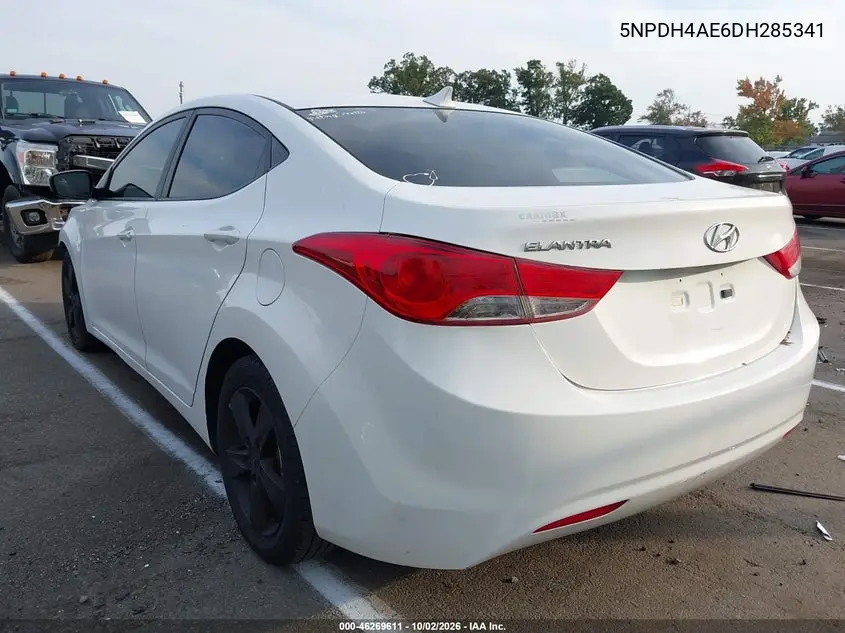 2013 HYUNDAI ELANTRA VIN 5NPDH4AE6DH285341 — фото 3
