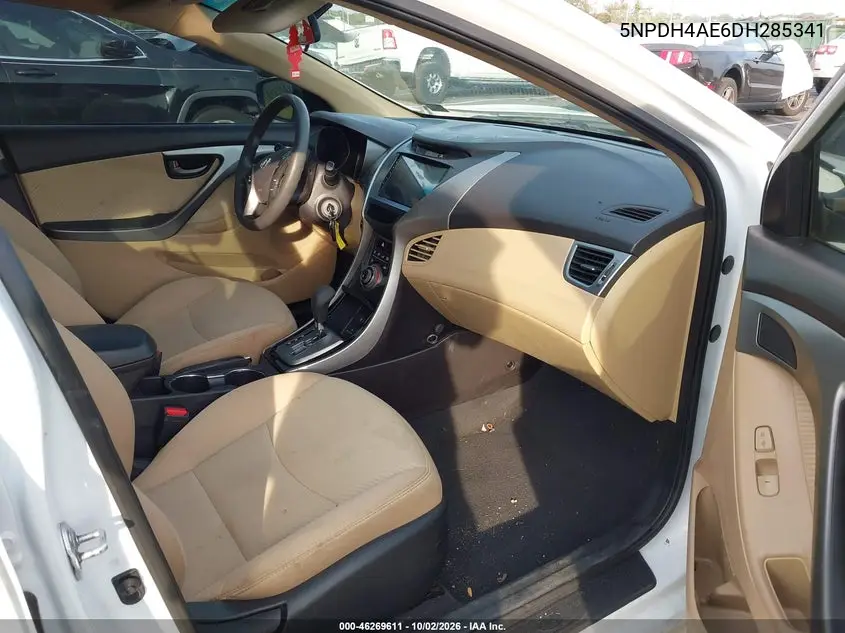 2013 HYUNDAI ELANTRA VIN 5NPDH4AE6DH285341 — фото 5