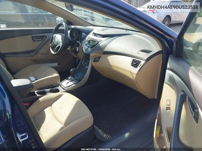 2013 HYUNDAI ELANTRA VIN KMHDH4AE9DU523538 — фото 5