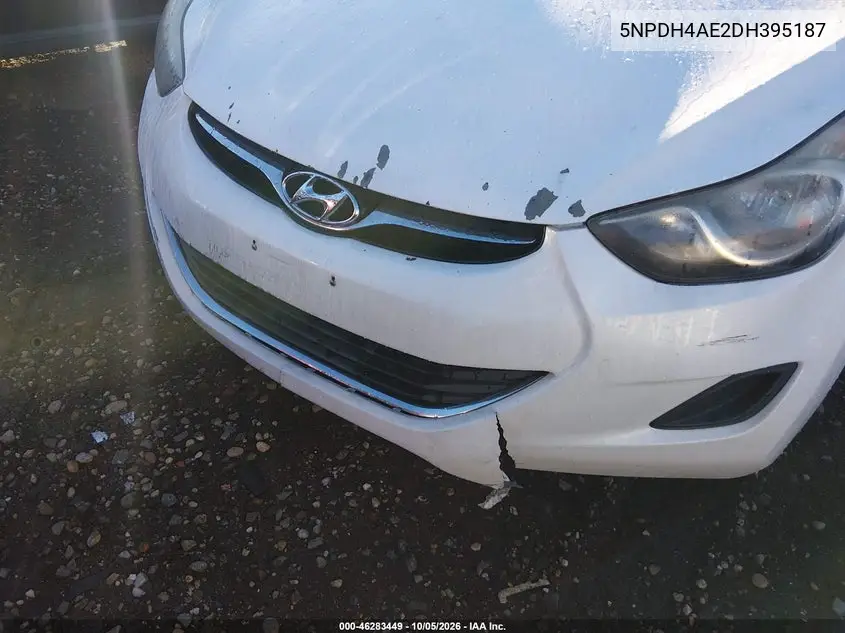 2013 HYUNDAI ELANTRA VIN 5NPDH4AE2DH395187 — фото 6