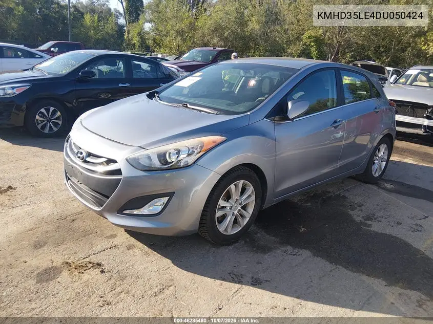 2013 HYUNDAI ELANTRA VIN KMHD35LE4DU050424 — фото 2