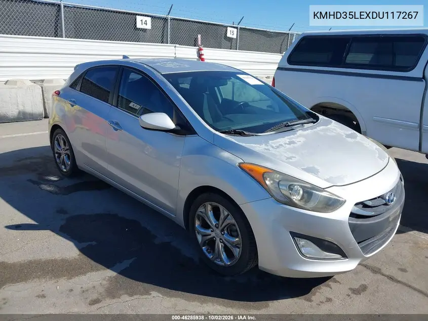 HYUNDAI ELANTRA 2013, VIN KMHD35LEXDU117267