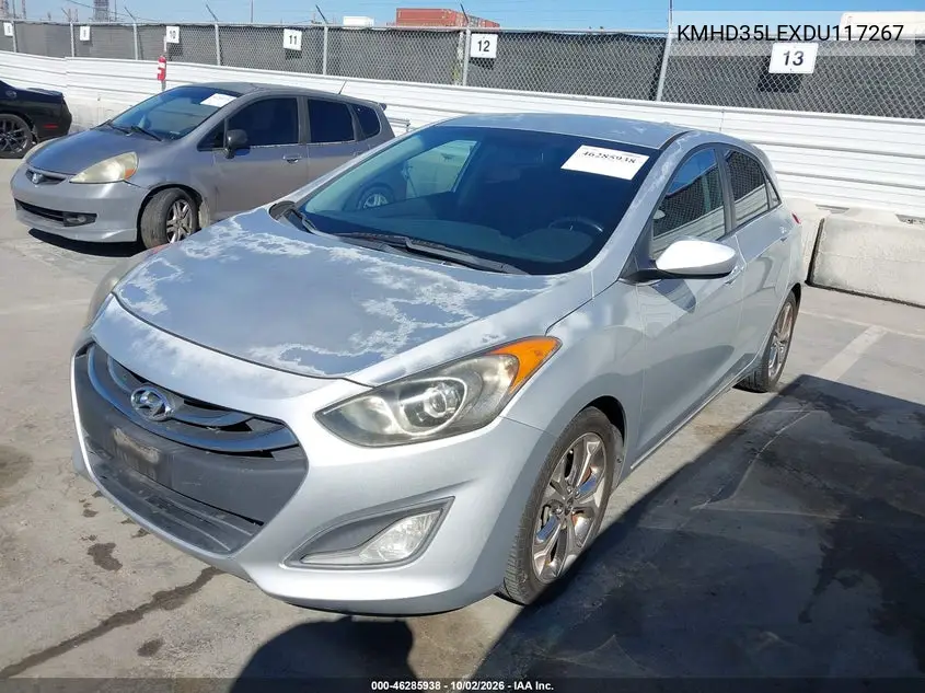 2013 HYUNDAI ELANTRA VIN KMHD35LEXDU117267 — фото 2