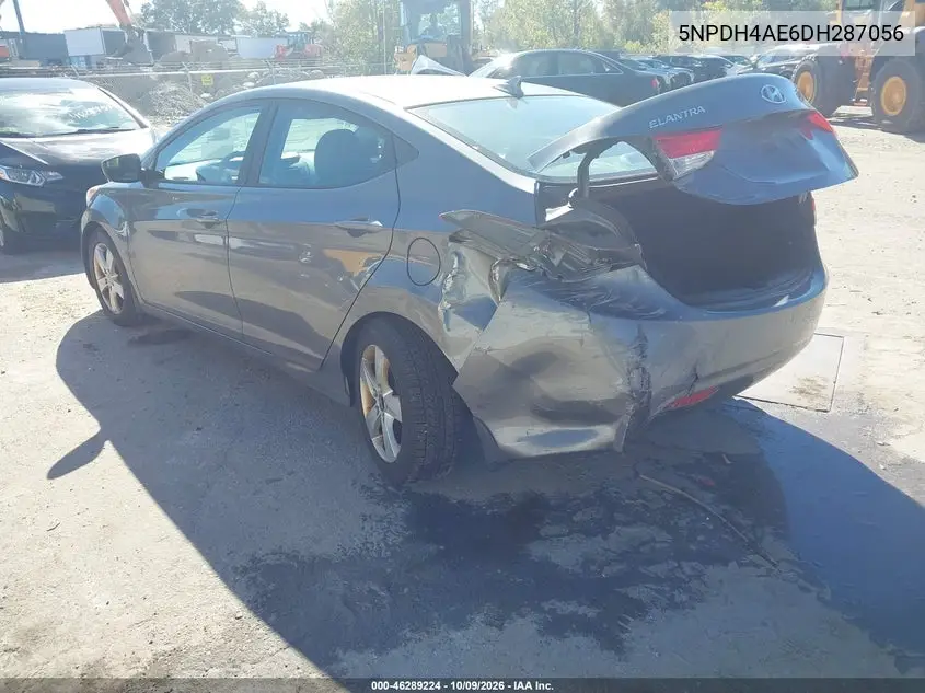 2013 HYUNDAI ELANTRA VIN 5NPDH4AE6DH287056 — фото 3