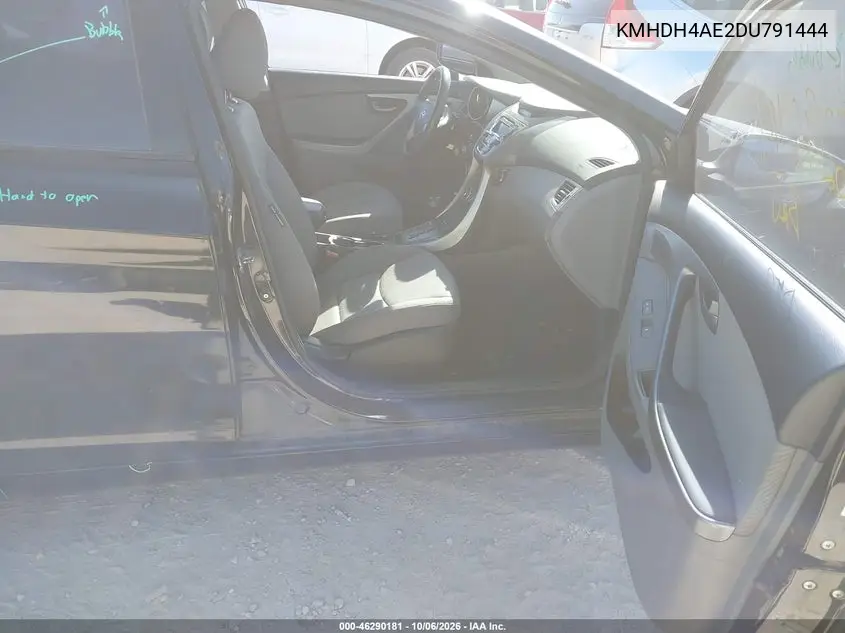 2013 HYUNDAI ELANTRA VIN KMHDH4AE2DU791444 — фото 5