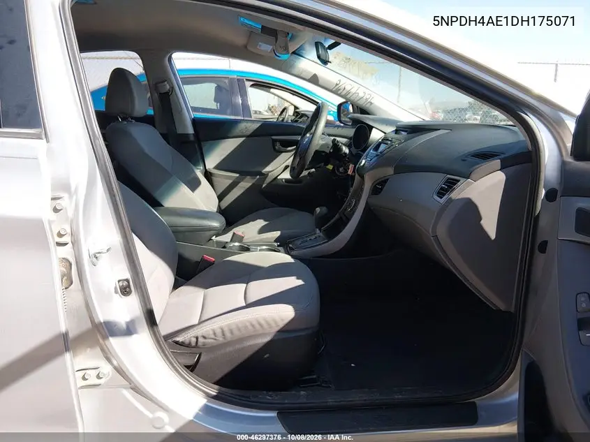 2013 HYUNDAI ELANTRA VIN 5NPDH4AE1DH175071 — фото 5