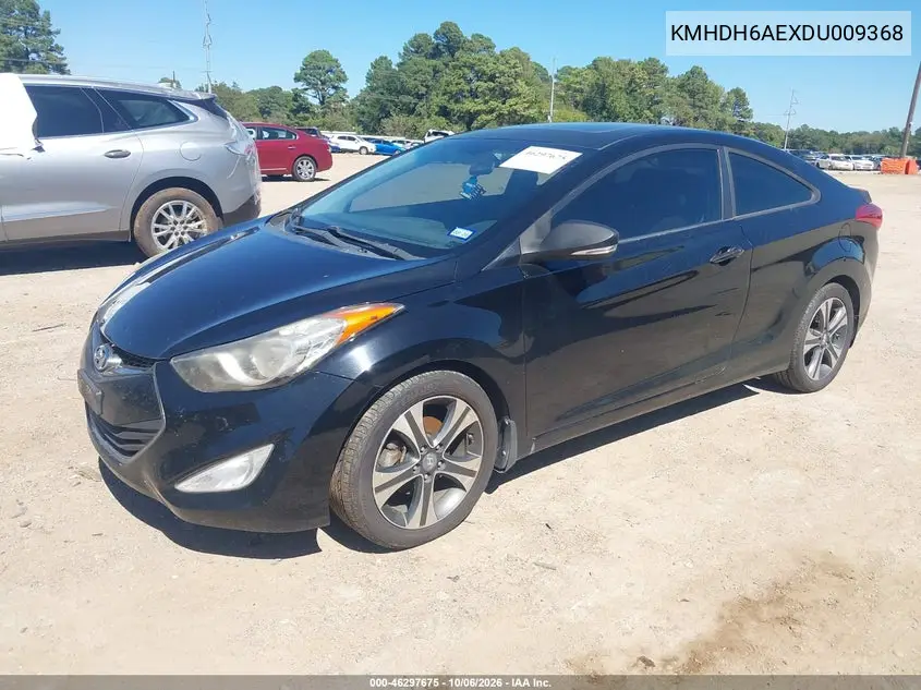 2013 HYUNDAI ELANTRA VIN KMHDH6AEXDU009368 — фото 2
