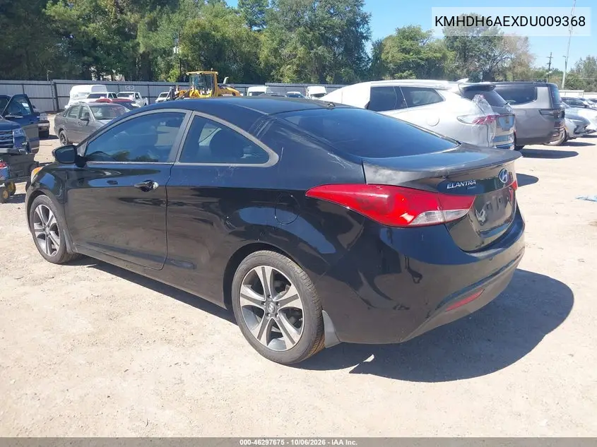 2013 HYUNDAI ELANTRA VIN KMHDH6AEXDU009368 — фото 3