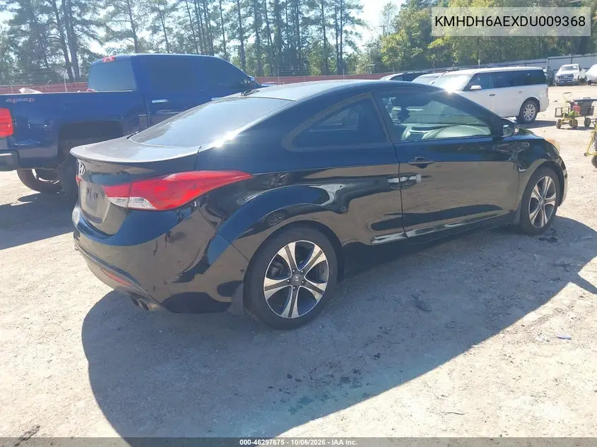 2013 HYUNDAI ELANTRA VIN KMHDH6AEXDU009368 — фото 4