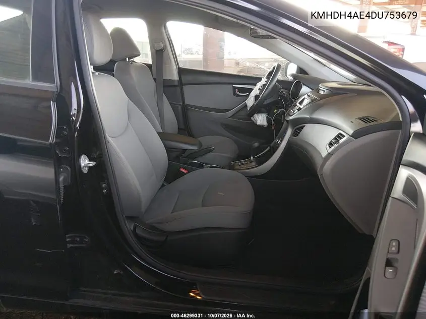 2013 HYUNDAI ELANTRA VIN KMHDH4AE4DU753679 — фото 5