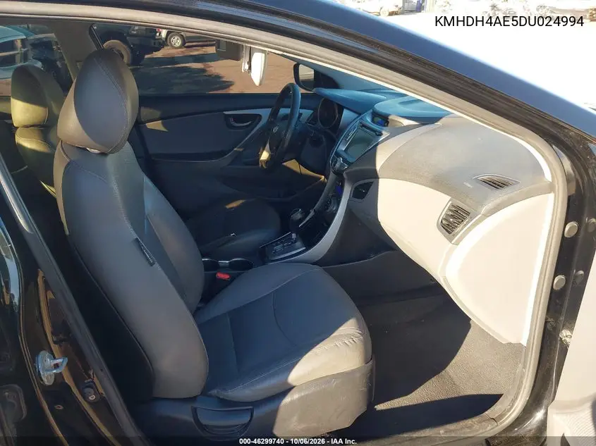 2013 HYUNDAI ELANTRA VIN KMHDH4AE5DU024994 — фото 5