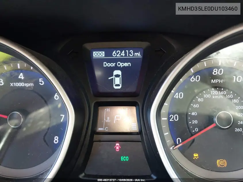 2013 HYUNDAI ELANTRA VIN KMHD35LE0DU103460 — фото 15