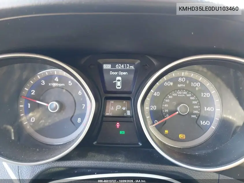 2013 HYUNDAI ELANTRA VIN KMHD35LE0DU103460 — фото 7