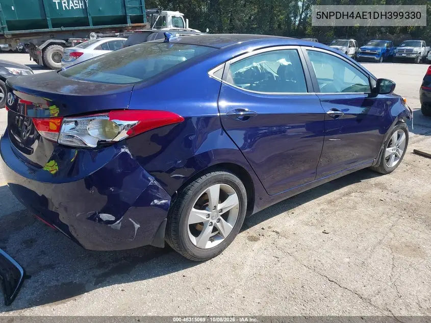 2013 HYUNDAI ELANTRA VIN 5NPDH4AE1DH399330 — фото 4