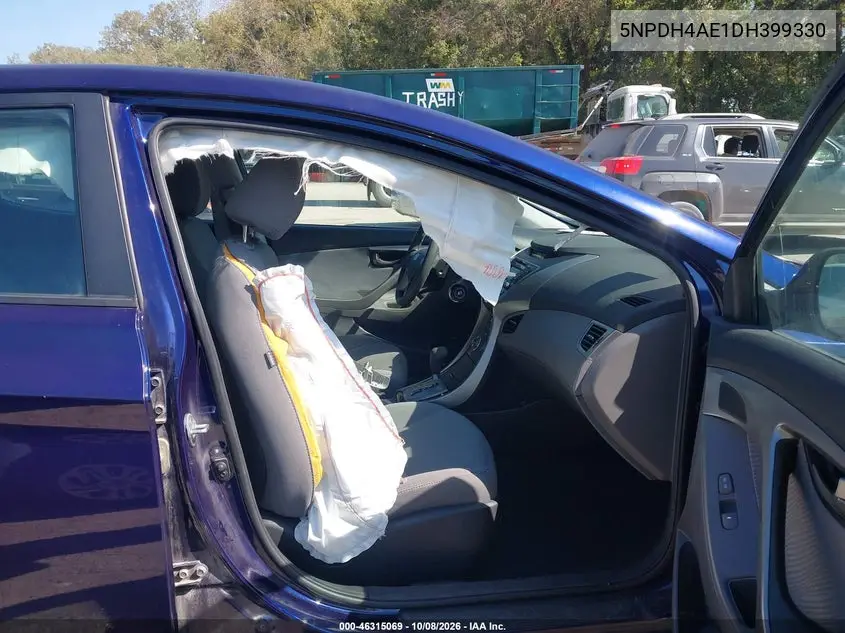 2013 HYUNDAI ELANTRA VIN 5NPDH4AE1DH399330 — фото 5