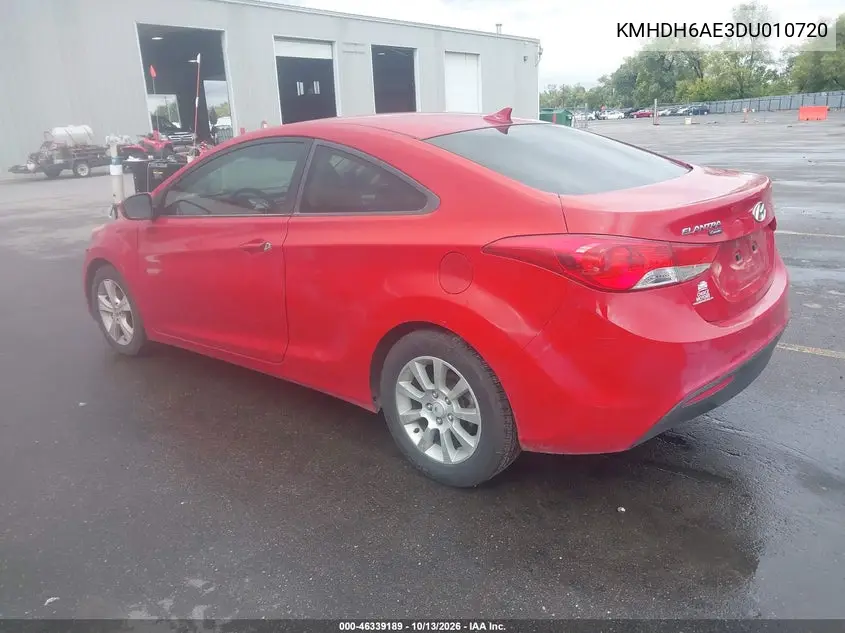 2013 HYUNDAI ELANTRA VIN KMHDH6AE3DU010720 — фото 3