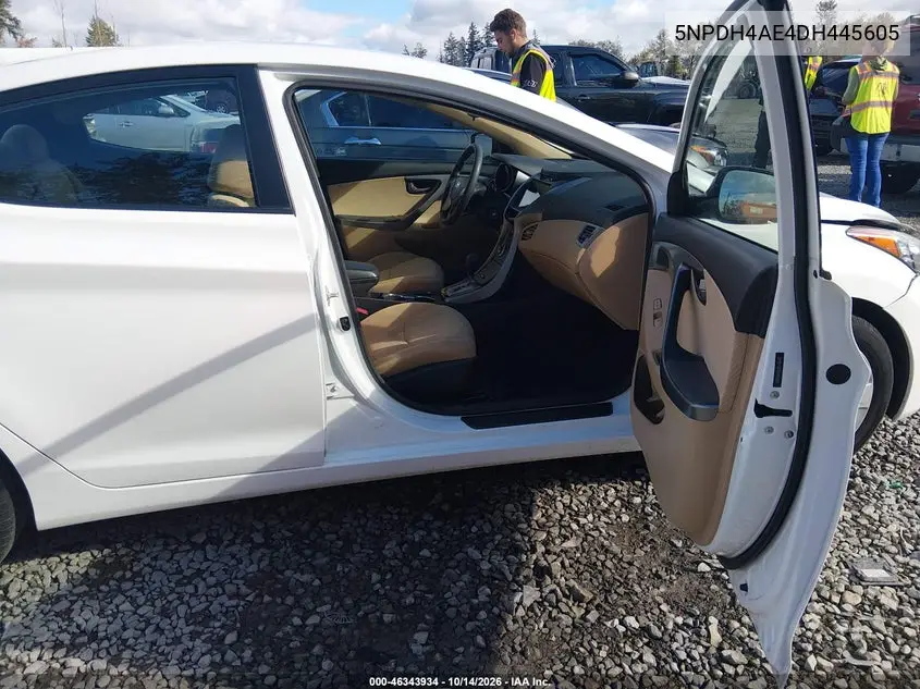 2013 HYUNDAI ELANTRA VIN 5NPDH4AE4DH445605 — фото 5