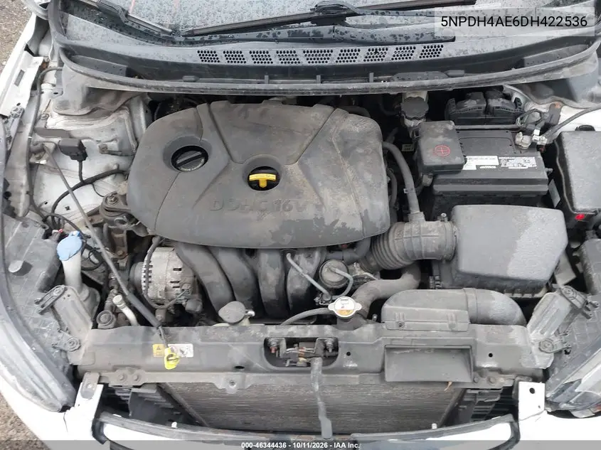2013 HYUNDAI ELANTRA VIN 5NPDH4AE6DH422536 — фото 10