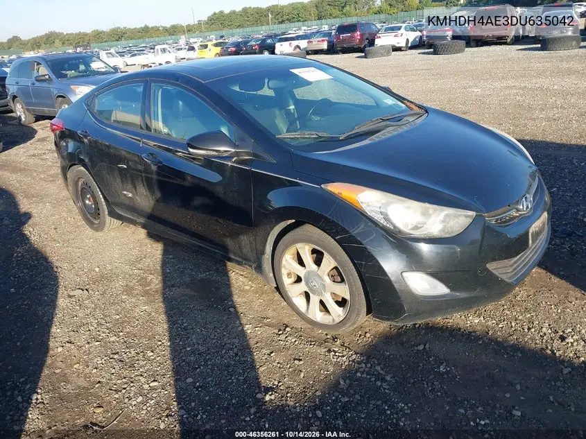 HYUNDAI ELANTRA 2013, VIN KMHDH4AE3DU635042