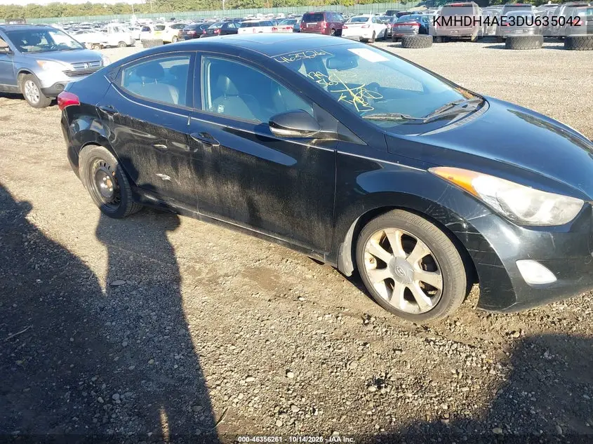 2013 HYUNDAI ELANTRA VIN KMHDH4AE3DU635042 — фото 6