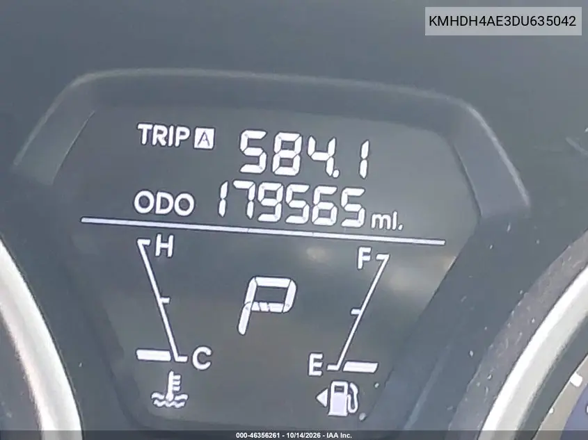 2013 HYUNDAI ELANTRA VIN KMHDH4AE3DU635042 — фото 7