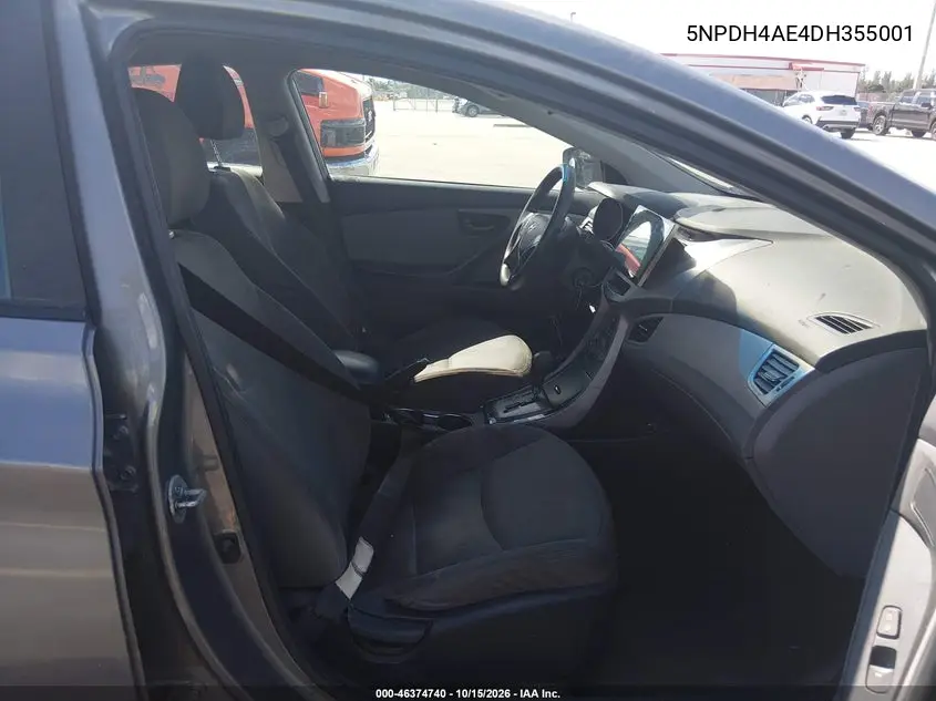 2013 HYUNDAI ELANTRA VIN 5NPDH4AE4DH355001 — фото 5