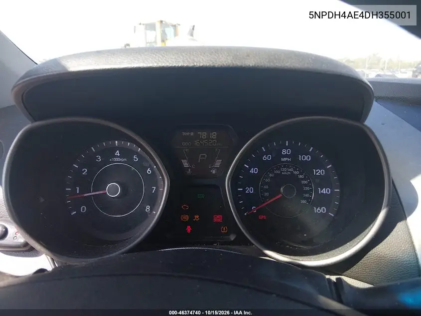2013 HYUNDAI ELANTRA VIN 5NPDH4AE4DH355001 — фото 7
