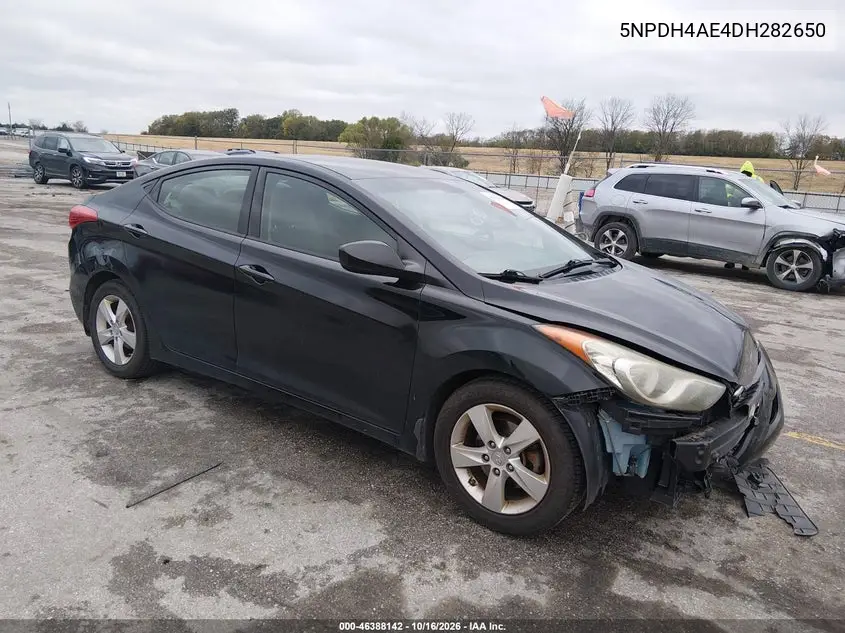HYUNDAI ELANTRA 2013, VIN 5NPDH4AE4DH282650