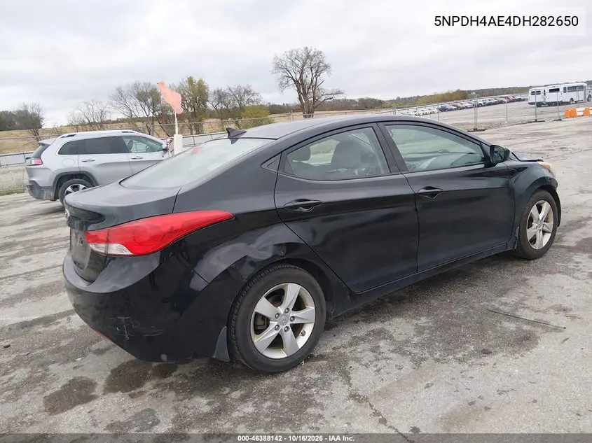 2013 HYUNDAI ELANTRA VIN 5NPDH4AE4DH282650 — фото 4