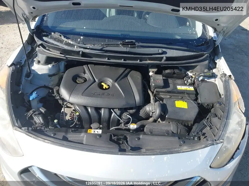 2014 HYUNDAI ELANTRA VIN KMHD35LH4EU205422 — фото 10