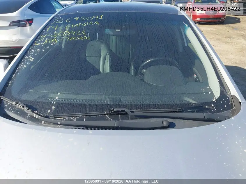 2014 HYUNDAI ELANTRA VIN KMHD35LH4EU205422 — фото 17