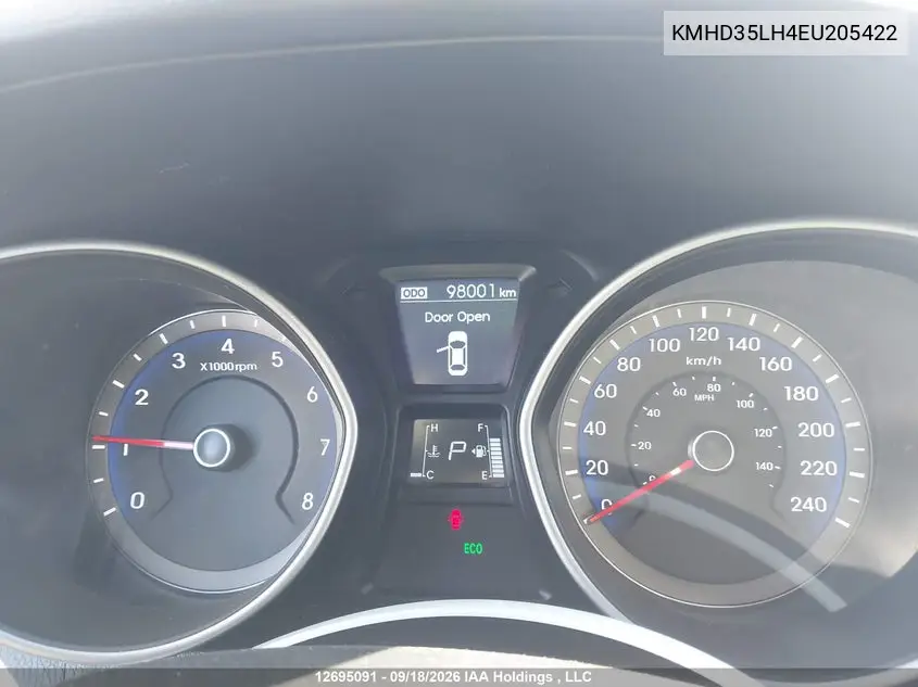 2014 HYUNDAI ELANTRA VIN KMHD35LH4EU205422 — фото 7