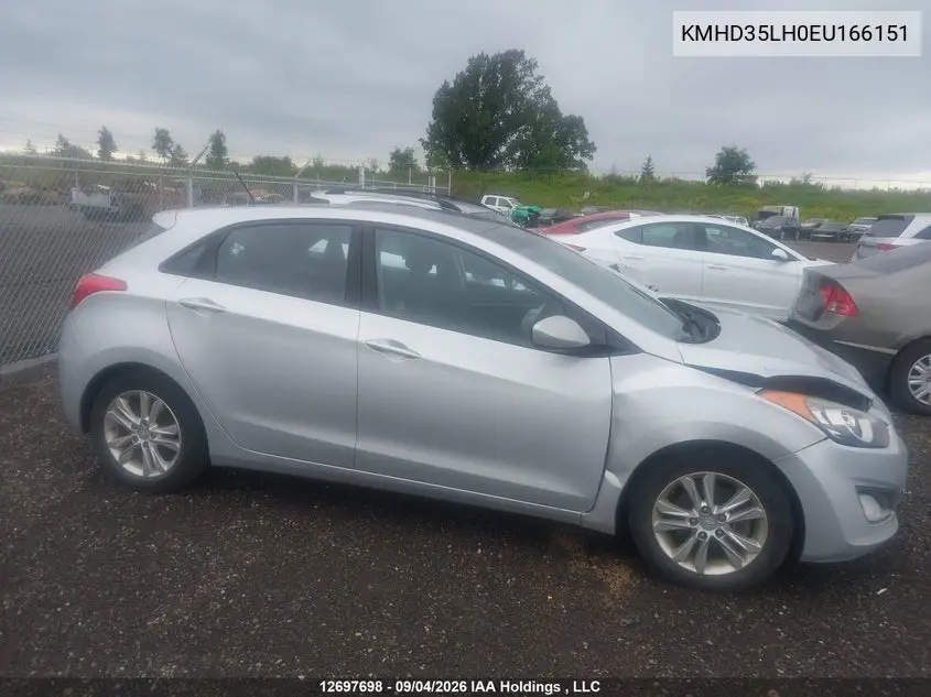 2014 HYUNDAI ELANTRA VIN KMHD35LH0EU166151 — фото 13
