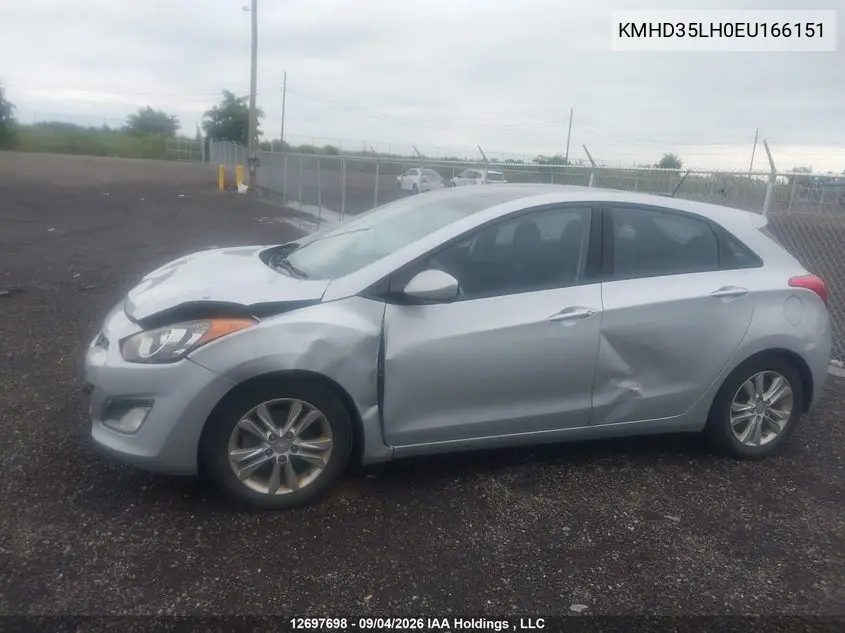 2014 HYUNDAI ELANTRA VIN KMHD35LH0EU166151 — фото 14