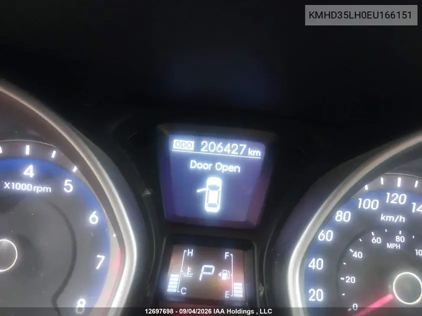 2014 HYUNDAI ELANTRA VIN KMHD35LH0EU166151 — фото 15