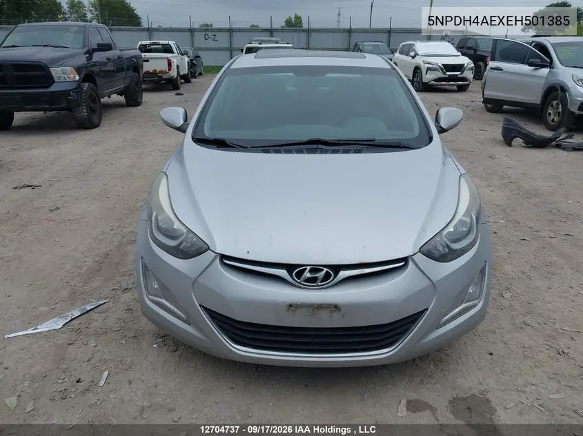 2014 HYUNDAI ELANTRA VIN 5NPDH4AEXEH501385 — фото 11