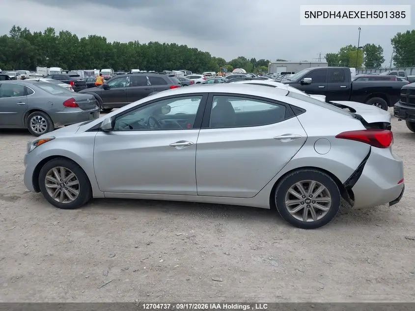 2014 HYUNDAI ELANTRA VIN 5NPDH4AEXEH501385 — фото 13