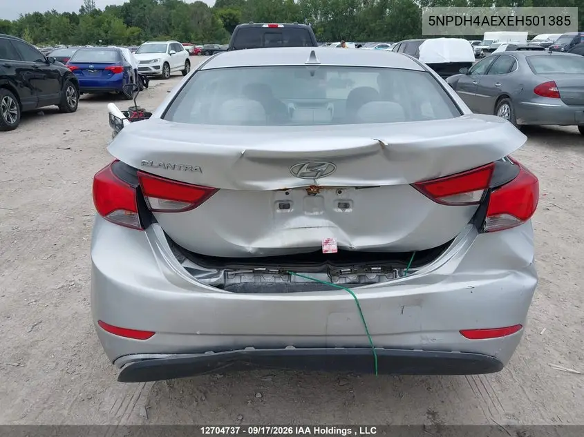 2014 HYUNDAI ELANTRA VIN 5NPDH4AEXEH501385 — фото 15