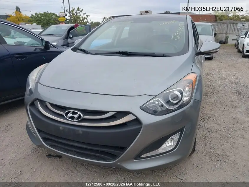 2014 HYUNDAI ELANTRA VIN KMHD35LH2EU217066 — фото 2