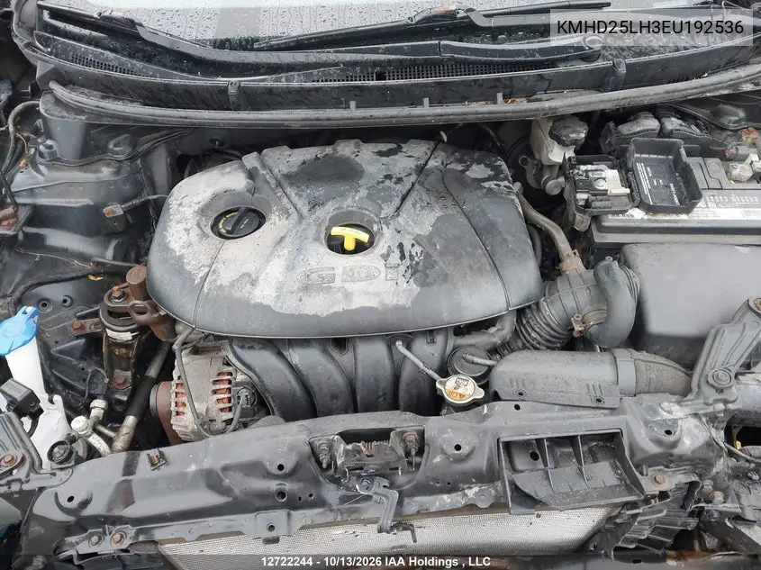 2014 HYUNDAI ELANTRA VIN KMHD25LH3EU192536 — фото 10