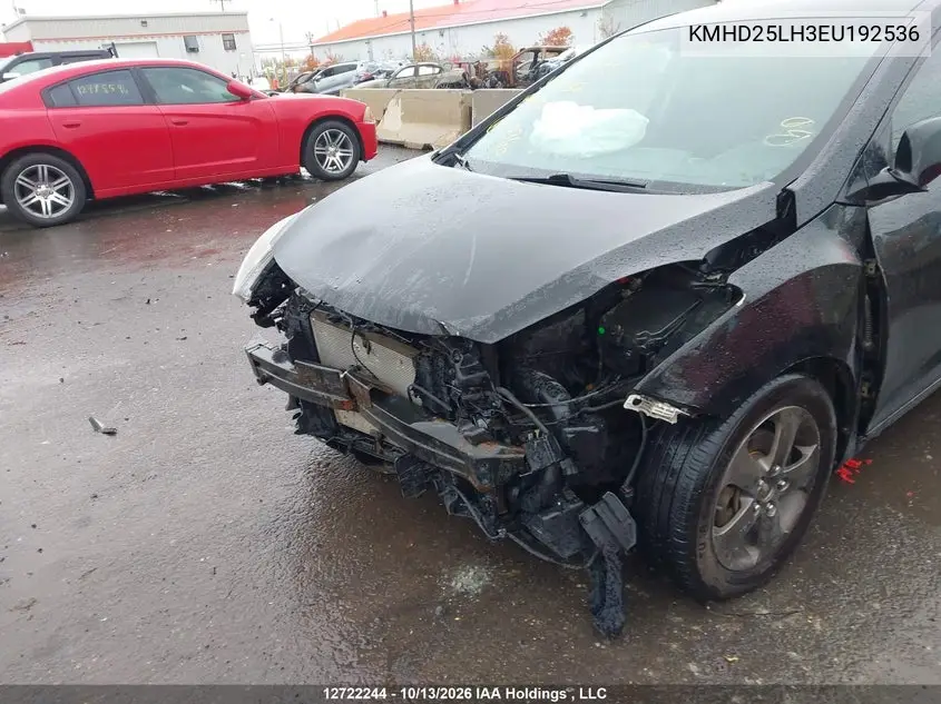 2014 HYUNDAI ELANTRA VIN KMHD25LH3EU192536 — фото 6