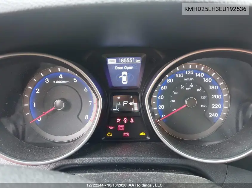 2014 HYUNDAI ELANTRA VIN KMHD25LH3EU192536 — фото 7