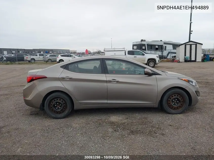 2014 HYUNDAI ELANTRA VIN 5NPDH4AE1EH494889 — фото 13