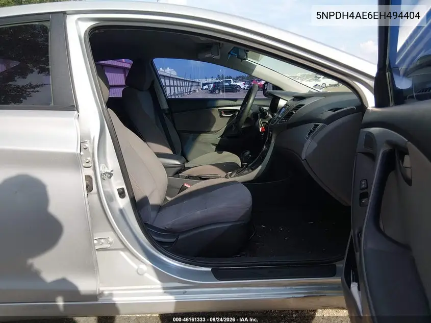 2014 HYUNDAI ELANTRA VIN 5NPDH4AE6EH494404 — фото 5