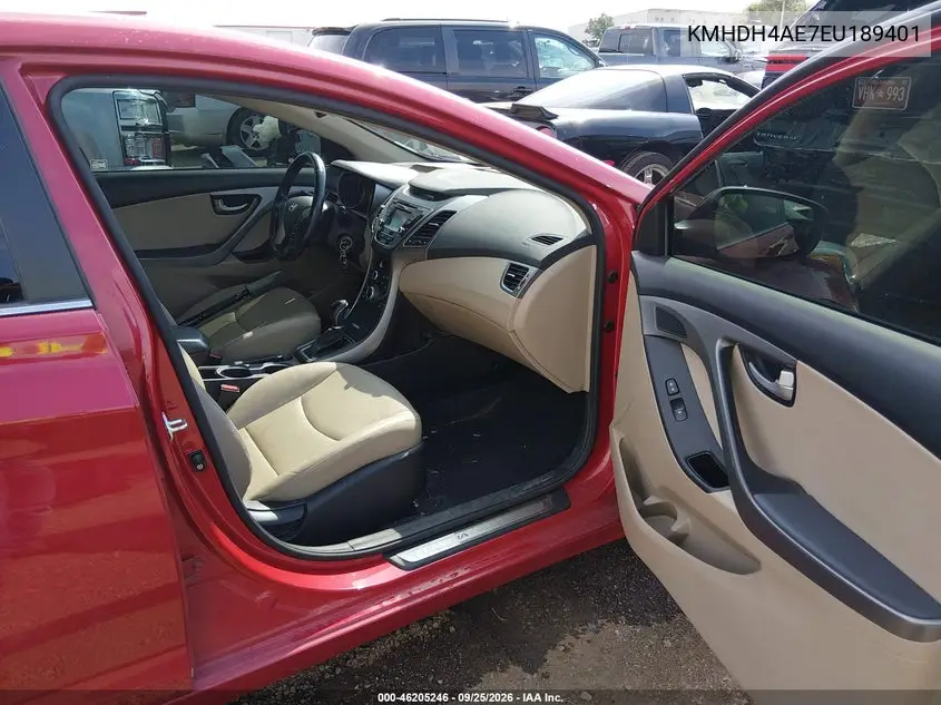 2014 HYUNDAI ELANTRA VIN KMHDH4AE7EU189401 — фото 5