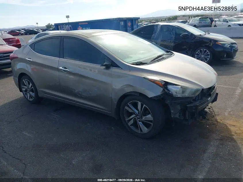 HYUNDAI ELANTRA 2014, VIN 5NPDH4AE3EH528895